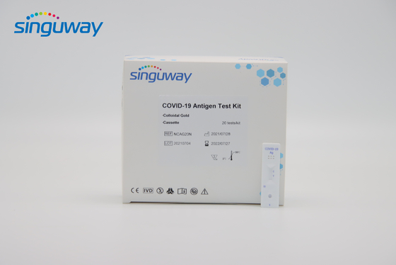 Equipo de autoprueba de la prueba de la saliva de Kit Nasopharyngeal Swab Rapid Antigen del antígeno rápido de los píloros de H