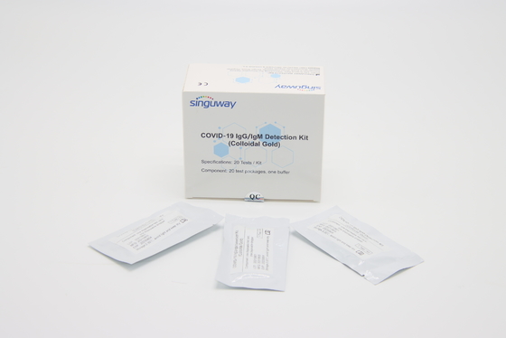 Prueba rápida de diagnóstico Kit Accuracy Over del anticuerpo de Igg Igm el 98%