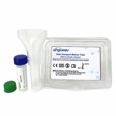 colección disponible Kit For Diagnosis de la saliva del ARN de la DNA del equipo del muestreo del virus del tubo 5/10mL