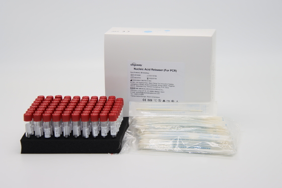 CE limpio del equipo de la polimerización en cadena de la muestra de la extracción del virus del lanzamiento el reactivo de la esponja biológica de la faringe para arriba