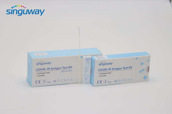 Uso en el hogar nasal rápido de Kit Colloidal Gold High Precision de la prueba del antígeno