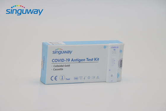 El alto antígeno Art Self Test Kit Nasal de la sensibilidad limpia el equipo rápido de la prueba del VIH de la dengue NS1