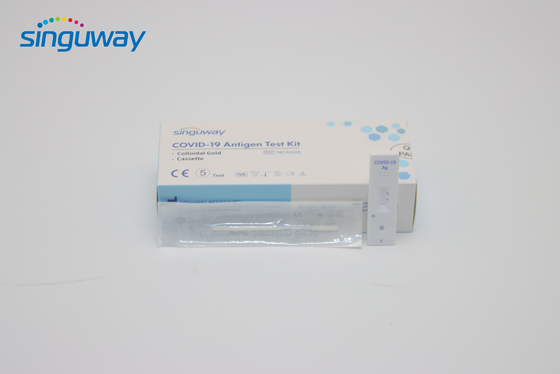 Antígeno rápido manual Kit Cassette de autoprueba de la polimerización en cadena del RT de la alta sensibilidad