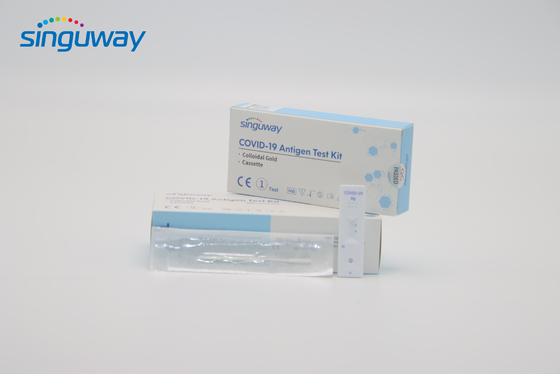 Prueba personal conveniente de la prueba del antígeno Coronavirus AG del CE de la esponja rápida del casete