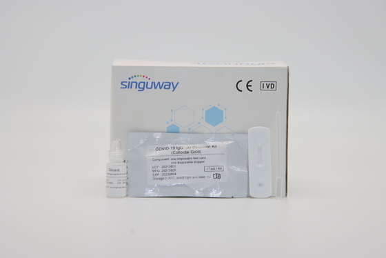 OEM rápido Singuway de Kit Igm Self Test Kit de la prueba del anticuerpo de Igg de la esponja oral