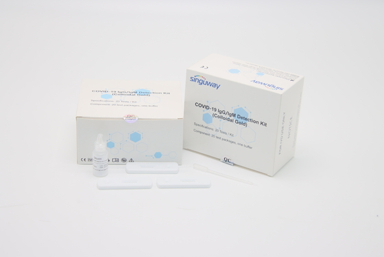 Equipo rápido de la enfermedad de Accurancy del equipo 98,3% de la prueba del anticuerpo del uno mismo de Immunochromatographic