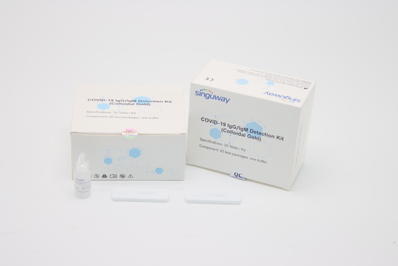 Un paso casete rápido ISO9001 de Kit Europe Approved Igm Test de la prueba del anticuerpo de 15 minutos