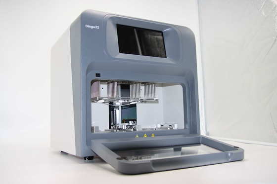 Equipo de sistema ácido nucléico automático de la extracción de la DNA del laboratorio de FluA FluB 32 muestras