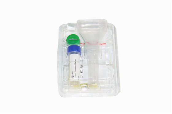 Colección estéril Kit Saliva de la DNA del ARN del tubo de la esponja del muestreo disponible transparente de la saliva