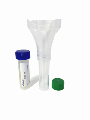 Equipos disponibles de la colección de la saliva de la DNA del tubo de 5ml 10ml con la solución 2ml